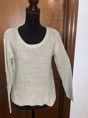 Alya Women’s Size Small Beige Knit Sweater